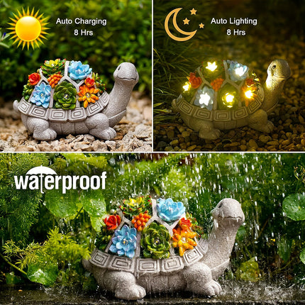 Turtle Statue LED Lights