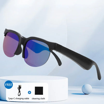Wireless Bluetooth Glasses - Anti Blue Light + HD Audio Sunglasses