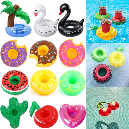 Floating Cup Holder Mat - Drink Cup Holder For Summer Swimming Pool Party