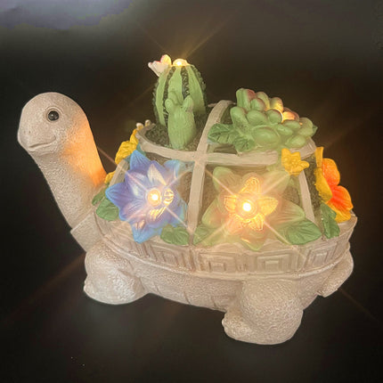 Turtle Statue LED Lights