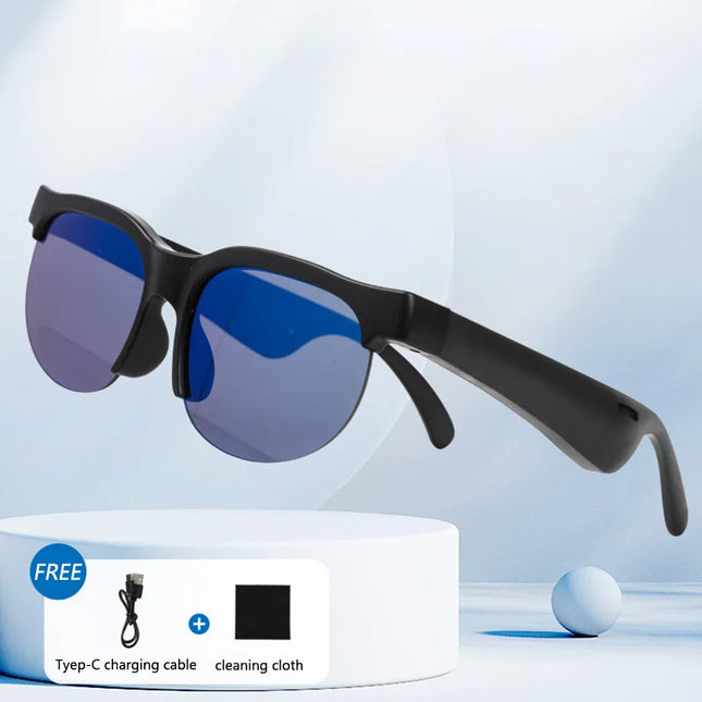 Wireless Bluetooth Glasses - Anti Blue Light + HD Audio Sunglasses