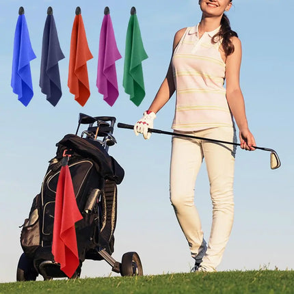 Golf Towel with Magnet - Waffle Pattern Microfiber for Men