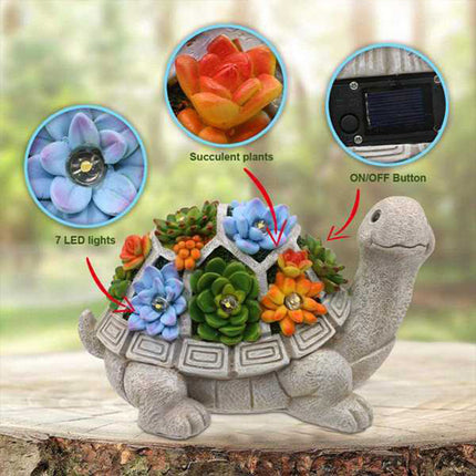 Turtle Statue LED Lights