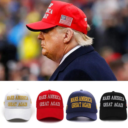 Trump 2025 MAGA Hat - Embroidered Snapback Baseball Cap