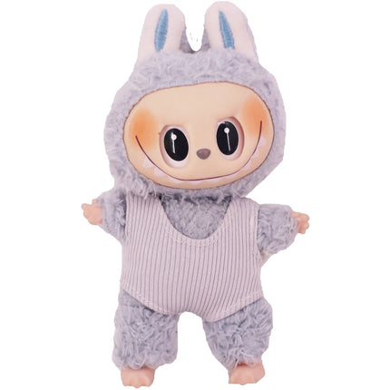 Doll Swimsuit+Glasses For labubu 17cm Plush Doll