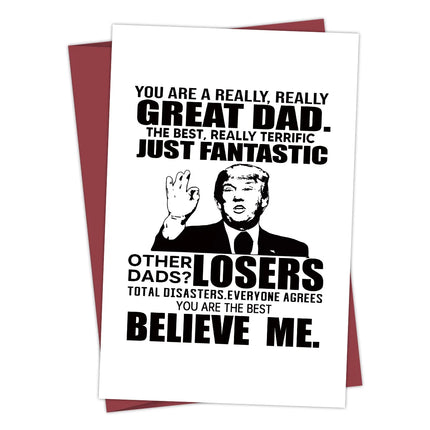 Funny Trump Theme Hilarious Greeting Card