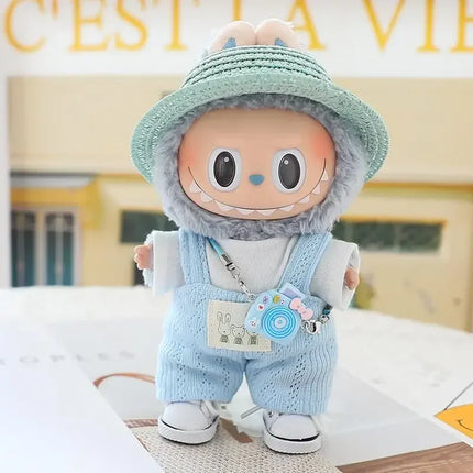 For 17cm Ropa Labubu v1/v2/v3 cloth Doll T-Shirt