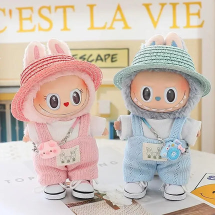 For 17cm Ropa Labubu v1/v2/v3 cloth Doll T-Shirt