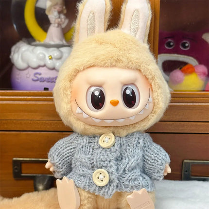 Labubu Doll Clothes Outfit Accessories For 15/17cm