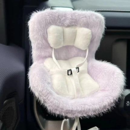 Car Doll Safety Seat for 17cm Labubu Cartoon Chair