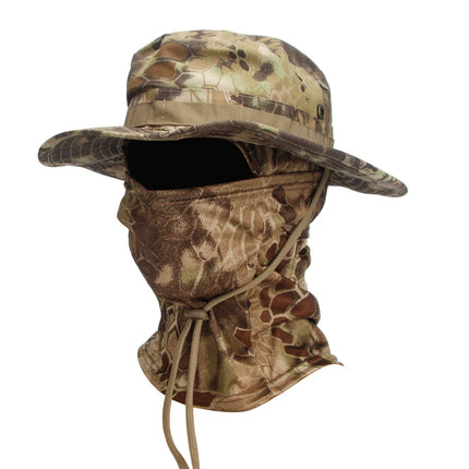 Camouflage Boonie Cap & Balaclava Set