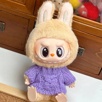 Labubu Doll Clothes Outfit Accessories For 15/17cm