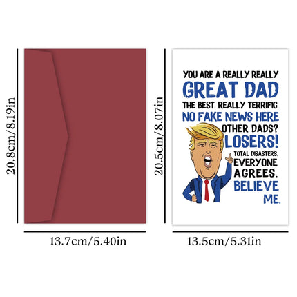 Funny Trump Theme Hilarious Greeting Card