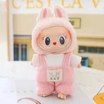 For 17cm Ropa Labubu v1/v2/v3 cloth Doll T-Shirt