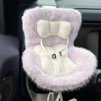 Purple seat cushion / no doll
