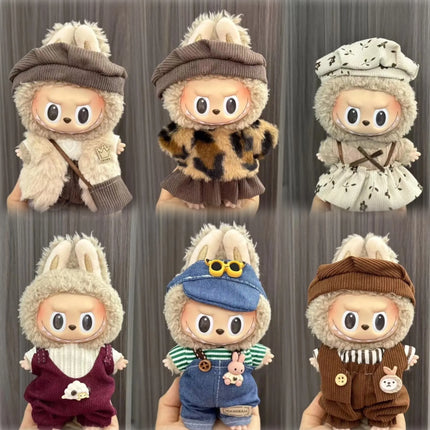 Small Painter's Clothing Labubu Outfit