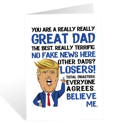 Funny Trump Theme Hilarious Greeting Card