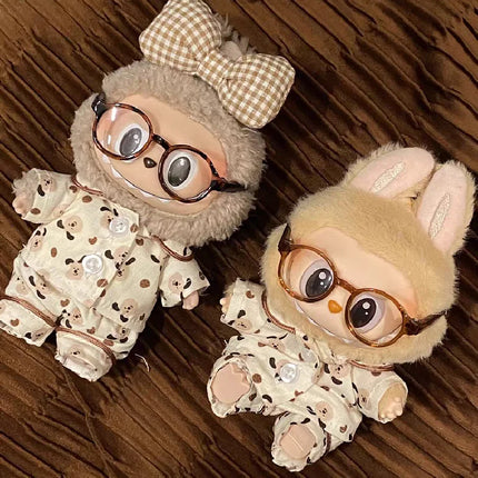 Labubu Silk Spotted Pajamas Set