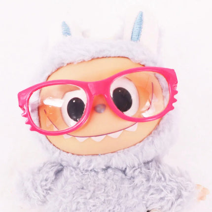 Doll Swimsuit+Glasses For labubu 17cm Plush Doll