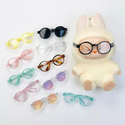 Transparent Plastic Glasses for BJD Dolls
