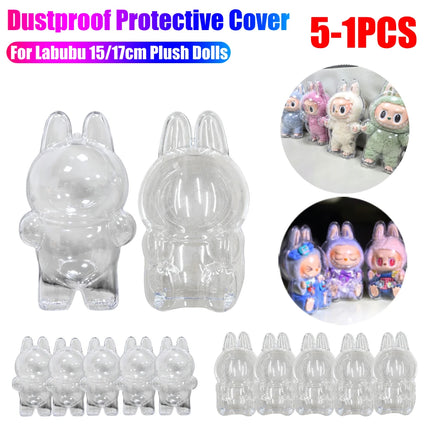 For Labubu V1 V2 Transparent Protective Cover