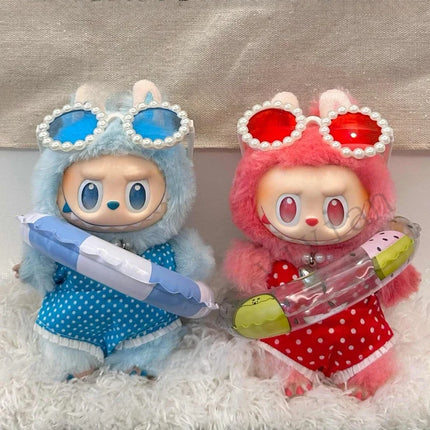 Swimsuit pearl round glasses