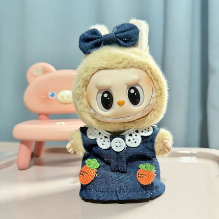 Cute Mini Plush Dolls Clothes Outfit Accessories Set