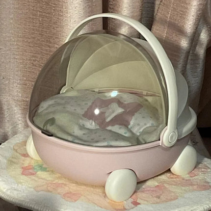 Labubu Baby Stroller Storage Box & Doll Decor