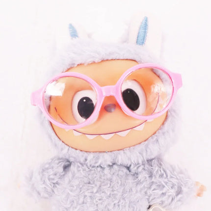 Doll Swimsuit+Glasses For labubu 17cm Plush Doll