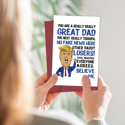 Funny Trump Theme Hilarious Greeting Card