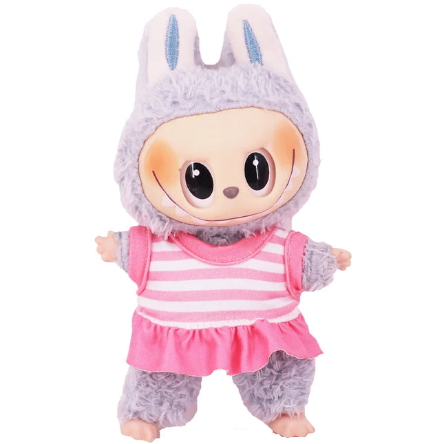 Doll Swimsuit+Glasses For labubu 17cm Plush Doll