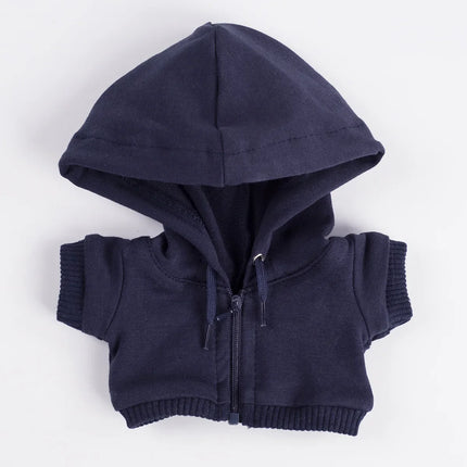 Stylish Hooded Zipper Sweatshirt Outfit Set  for 15-17cm Labubu Dolls