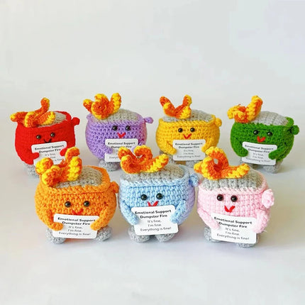 Crochet Sunflower Doll Handmade Knitted Gift for Mom from Daughter Son