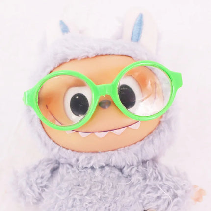 Doll Swimsuit+Glasses For labubu 17cm Plush Doll