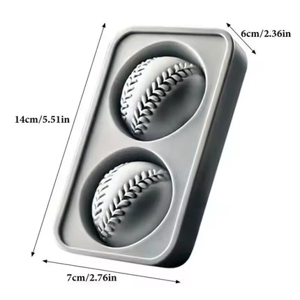 Whiskey Ice Ball Maker 3D Baseball Ball Ice Cubes