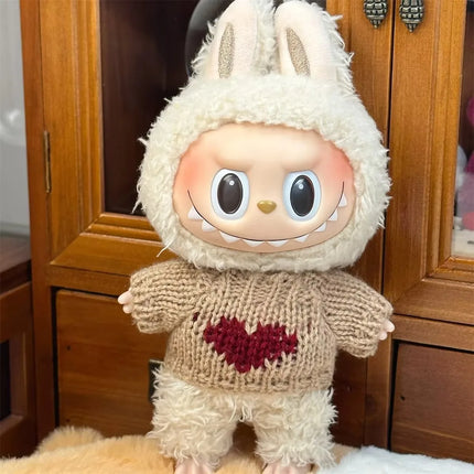 Labubu Doll Clothes Outfit Accessories For 15/17cm