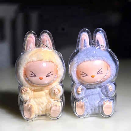 For Labubu V1 V2 Transparent Protective Cover
