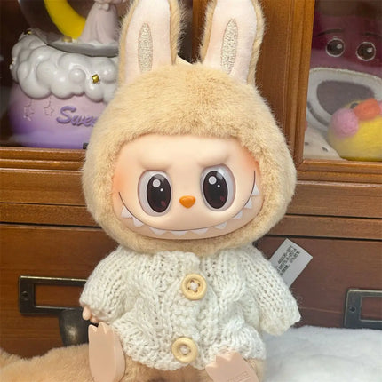 Labubu Doll Clothes Outfit Accessories For 15/17cm