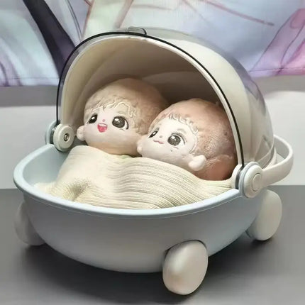 Labubu Baby Stroller Storage Box & Doll Decor