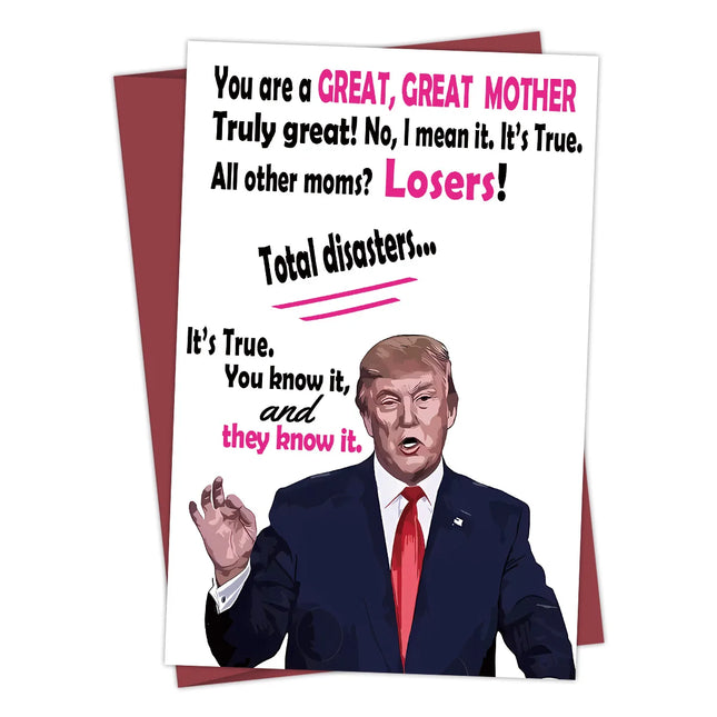 Funny Trump Theme Hilarious Greeting Card