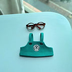 dress and glasses / fit 17cm labubu