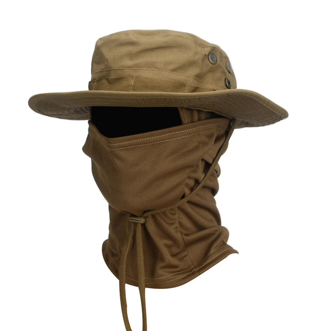 Camouflage Boonie Cap & Balaclava Set