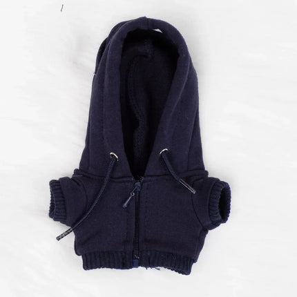 Stylish Hooded Zipper Sweatshirt Outfit Set  for 15-17cm Labubu Dolls