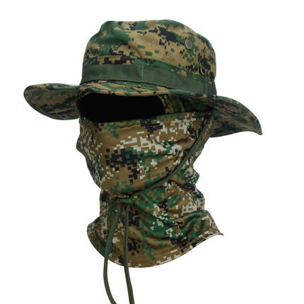 Camouflage Boonie Cap & Balaclava Set