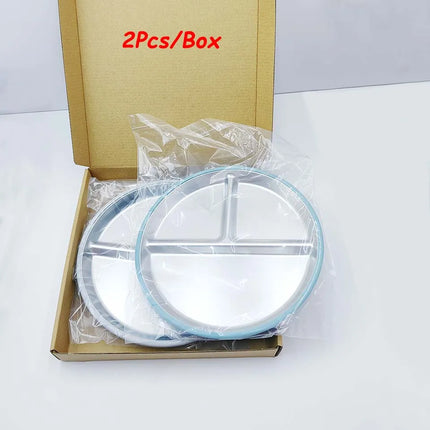 Stainless Steel Plate Kids Dinner Sets