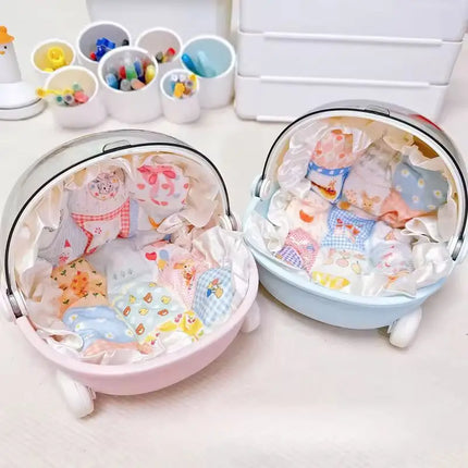 Labubu Baby Stroller Storage Box & Doll Decor