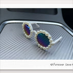 White frame colorful / no doll