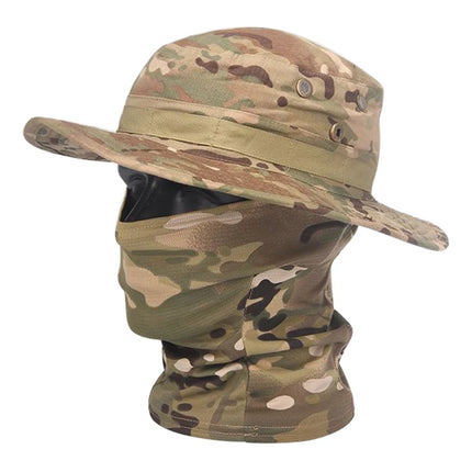 Camouflage Boonie Cap & Balaclava Set
