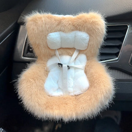 Carseat Safety Seat for Labubu Cute Doll Air Outlet