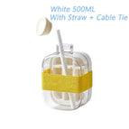 White with Straw